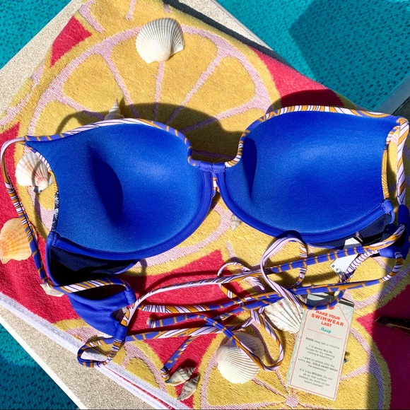 Maaji Floral Hidden Lagoon Underwire Bikini Top XL - Picture 4 of 8